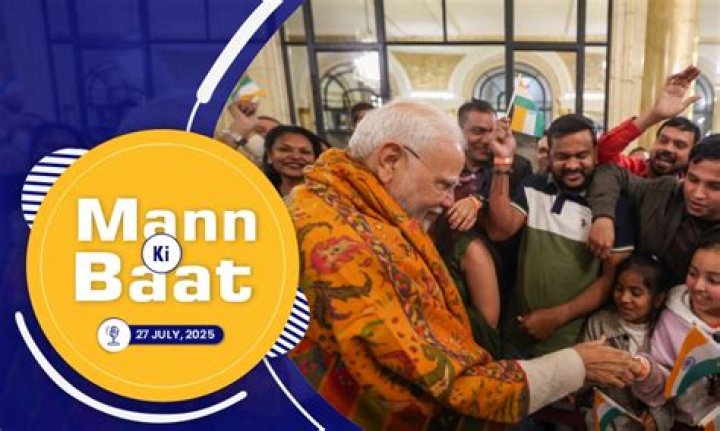 Akshay Kumar during PM Modi's 'Mann Ki Baat' address