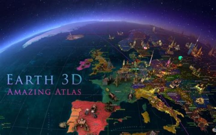 Atlas of the Week: Earth 3D – Amazing Atlas