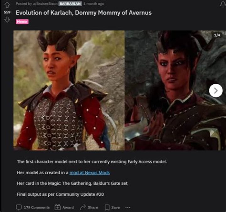 Baldur's Gate 3 Players Thrilled by How Much Karlach Has Changed Since Early Access