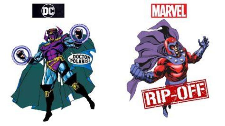 Character Rip Off: Marvel VS DC