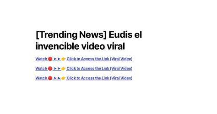 Eudis el invencible video viral