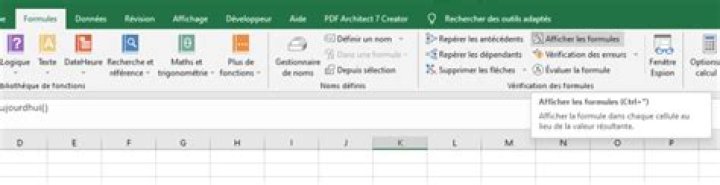 Excel pourquoi la formule reste affichée ? Raison, solution