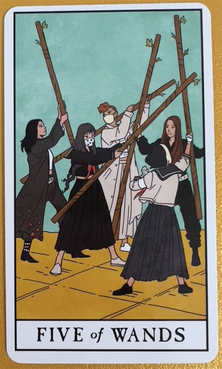 Five of Wands Tarot Card Meaning