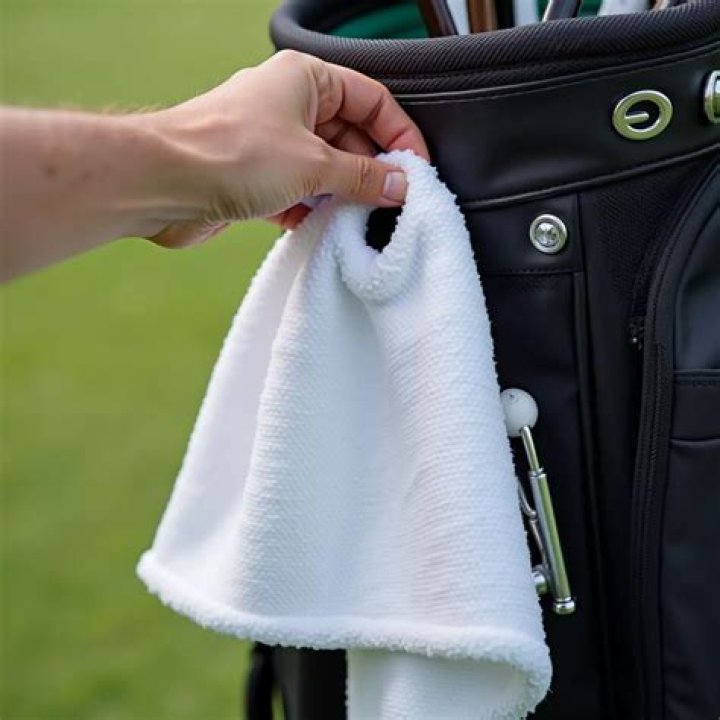 How to Hang Golf Towel With Hole in Middle?