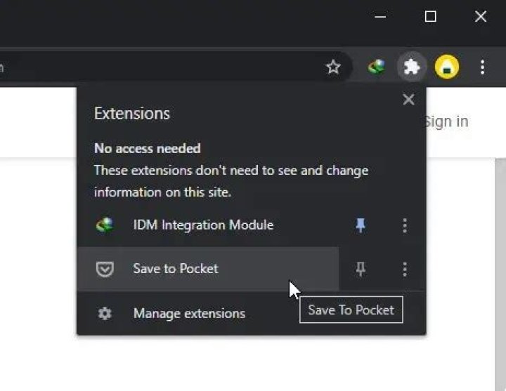 How to Hide Chrome Extensions