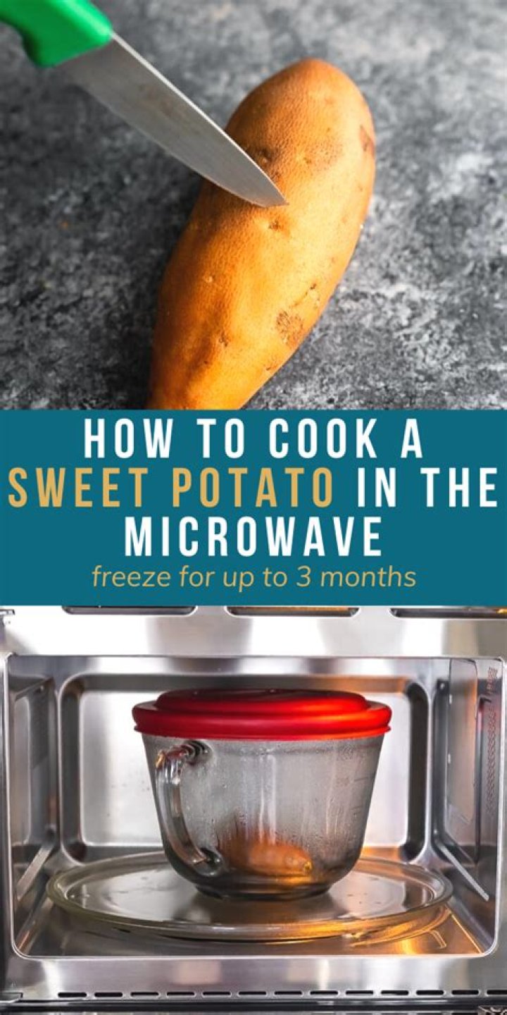 How to Microwave Sweet Potatoes
