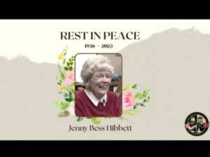 Jenny Bess Hibbett Obituary-Death News; First Female Mayor In the Hearts of Many