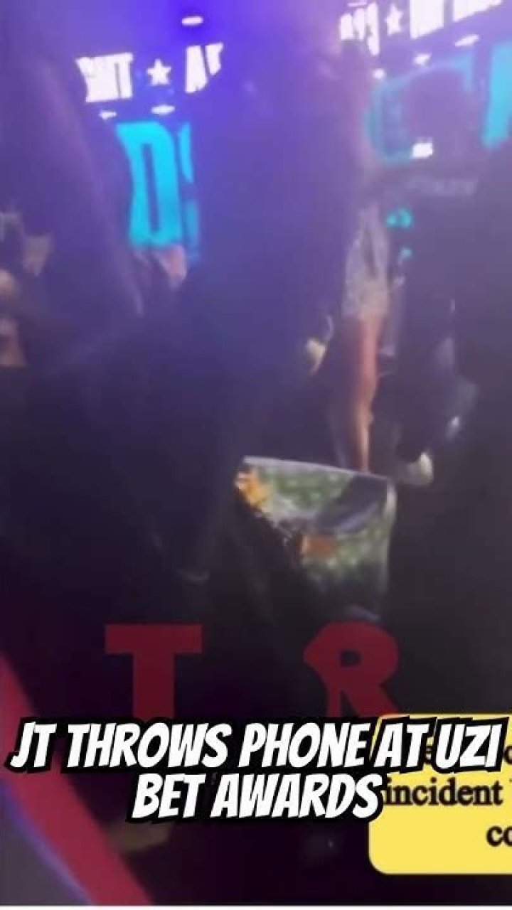JT Throws Phone Lil Uzi Vert At The BET Awards Video On Twitter