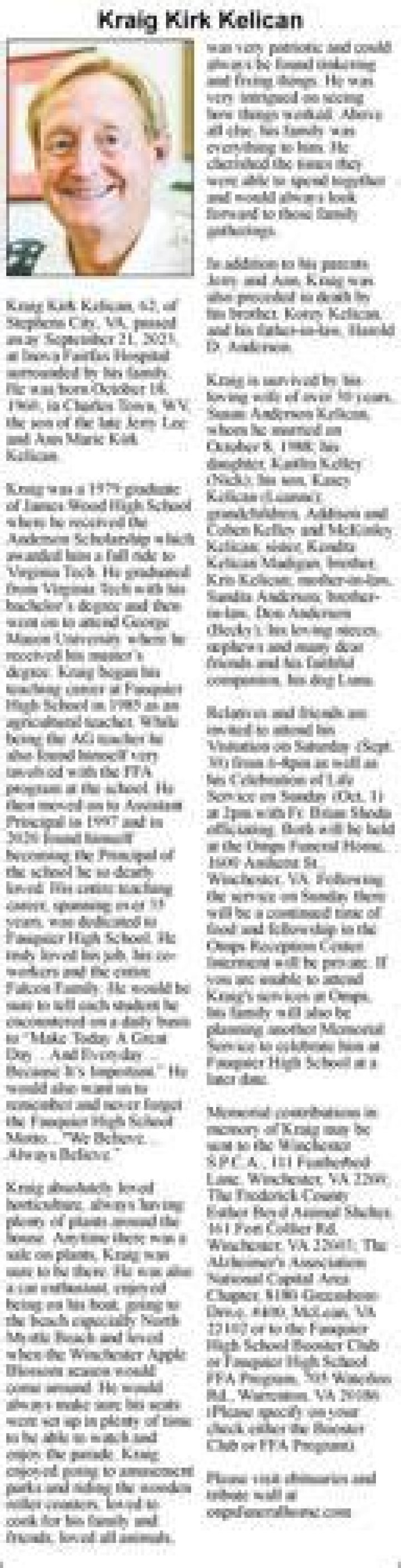Kraig Kelican Obituary, What Happened to Kraig Kelican
