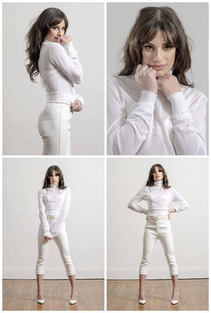 Lea Michele makes a boob in sexy shoot — literally