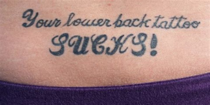 Lower Back Tattoos on Men