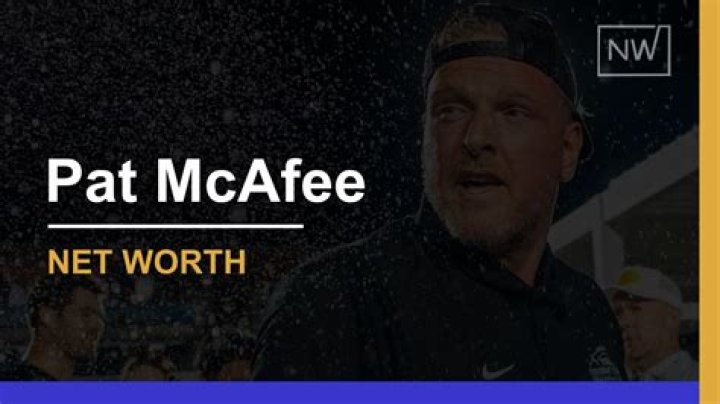 Pat Mcafee Net Worth - Wealthy Genius