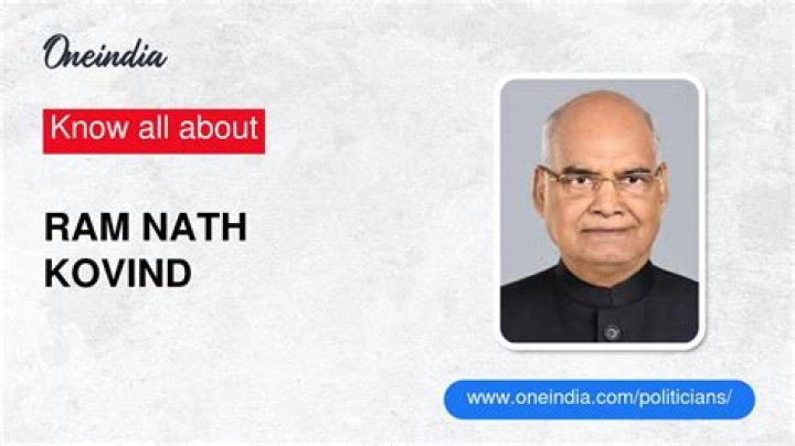 Salary, Income, Net Worth: Ram Nath Kovind - 2024