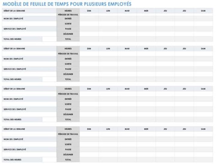 Suivre ses heures de travail Excel : un modèle adapté