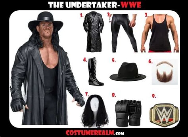 Undertaker wearing a wig or hair plugs
