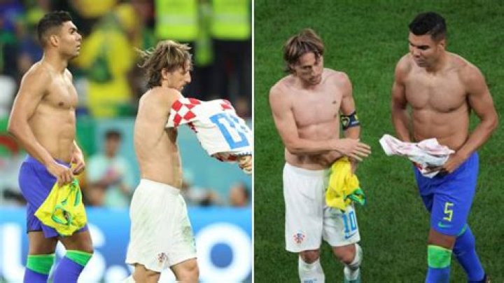 Why Casemiro exchanged his shirt with Luka Modric at half-time